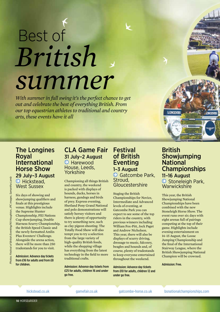 Horse&Rider Magazine - UK equestrian magazine for Horse and Rider Preview Pages