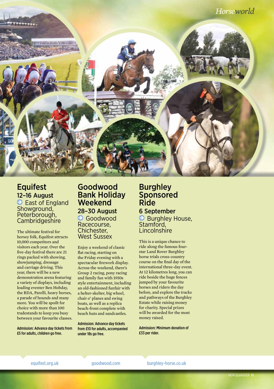 Horse&Rider Magazine - UK equestrian magazine for Horse and Rider Preview Pages