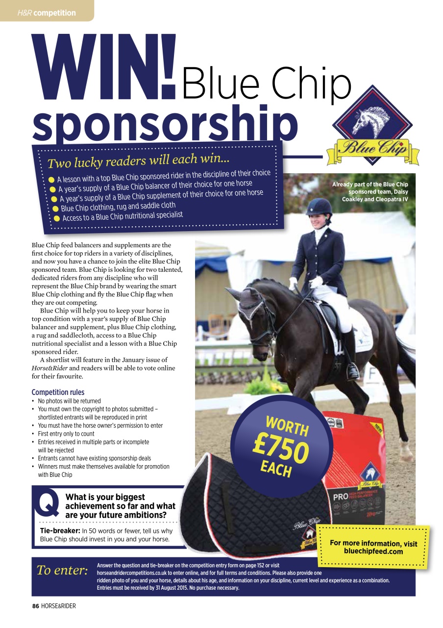 Horse&Rider Magazine - UK equestrian magazine for Horse and Rider Preview Pages