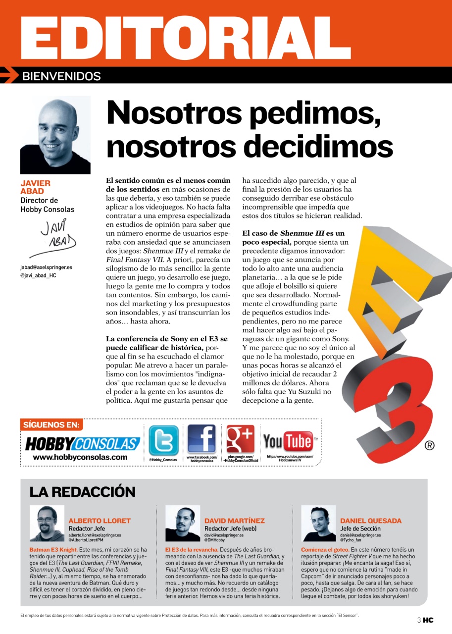 Hobby Consolas Preview Pages