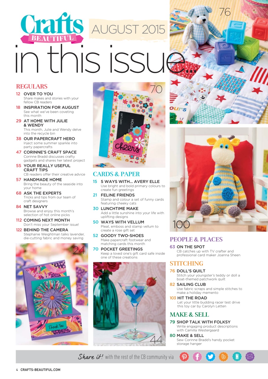 Crafts Beautiful Preview Pages