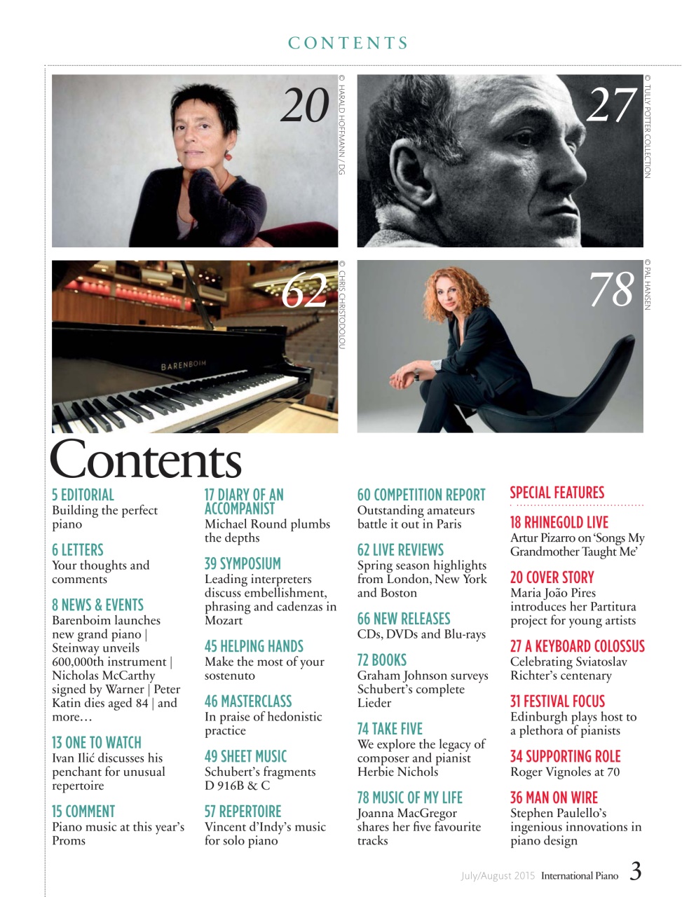 International Piano Preview Pages