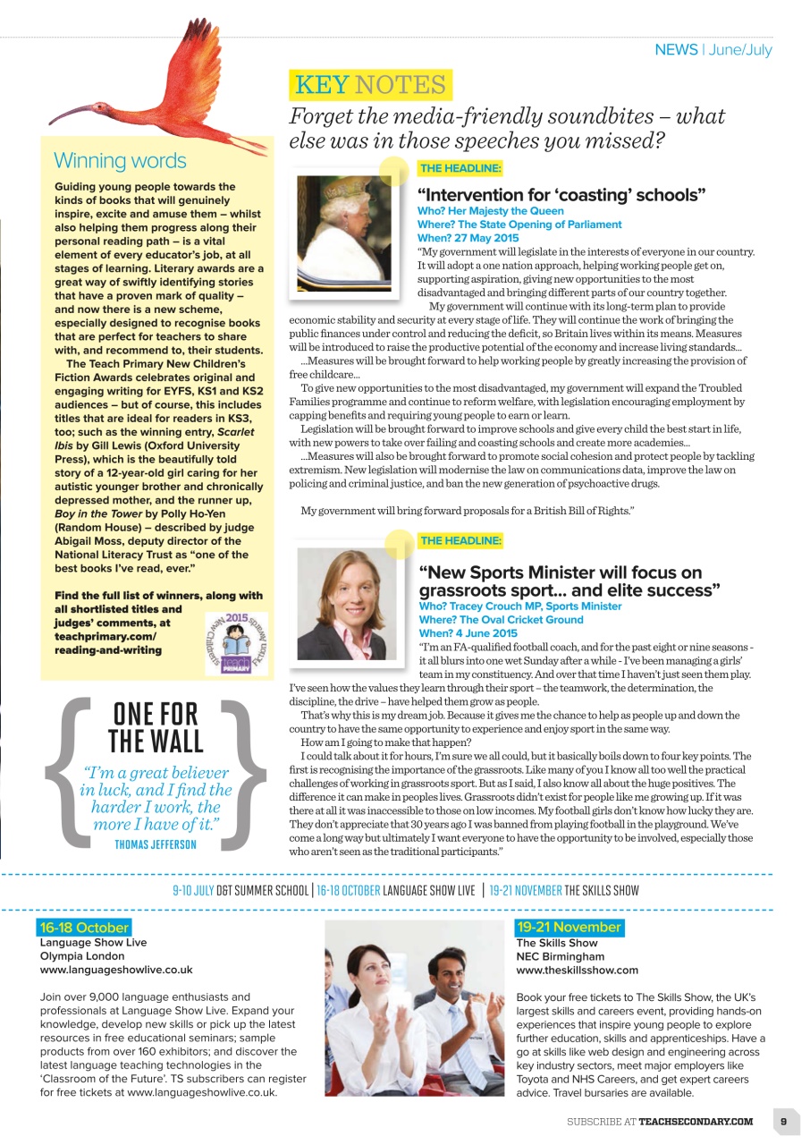 Teach Secondary Preview Pages