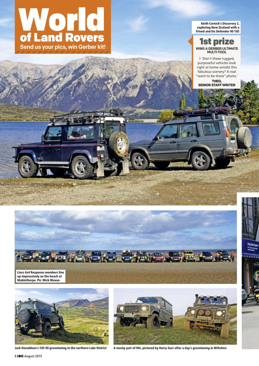 Land Rover Owner Preview Pages
