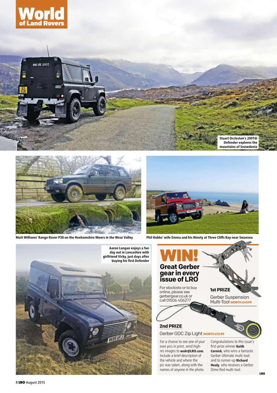 Land Rover Owner Preview Pages