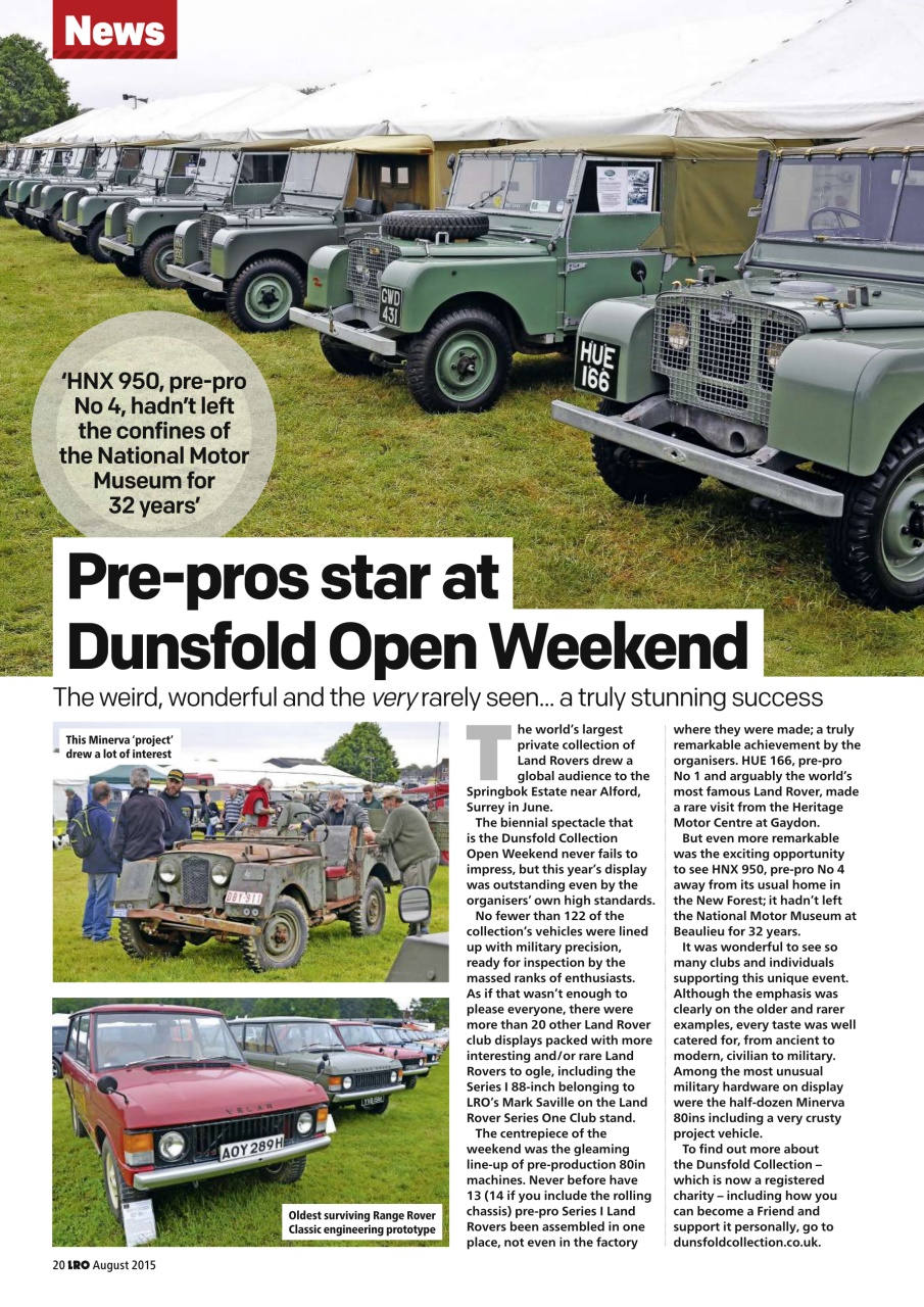 Land Rover Owner Preview Pages