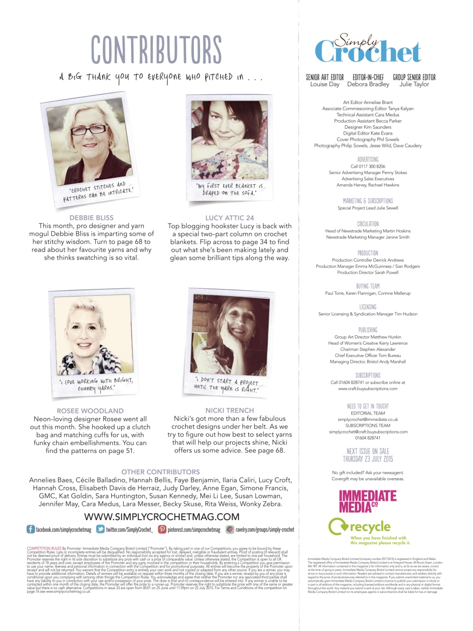 Simply Crochet Preview Pages