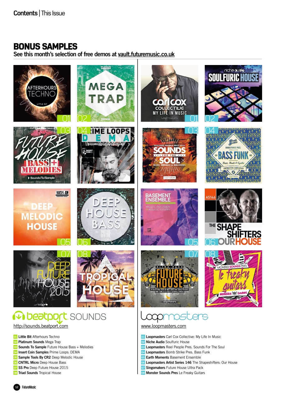 Future Music Preview Pages