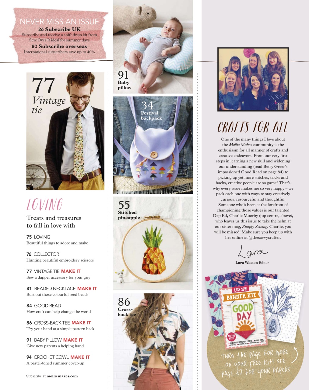 Mollie magazine Preview Pages