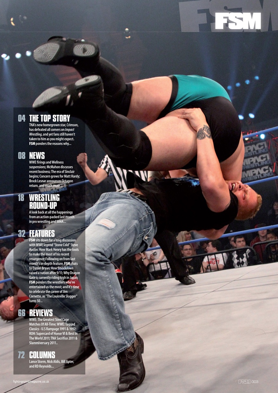 Wrestletalk Magazine Preview Pages