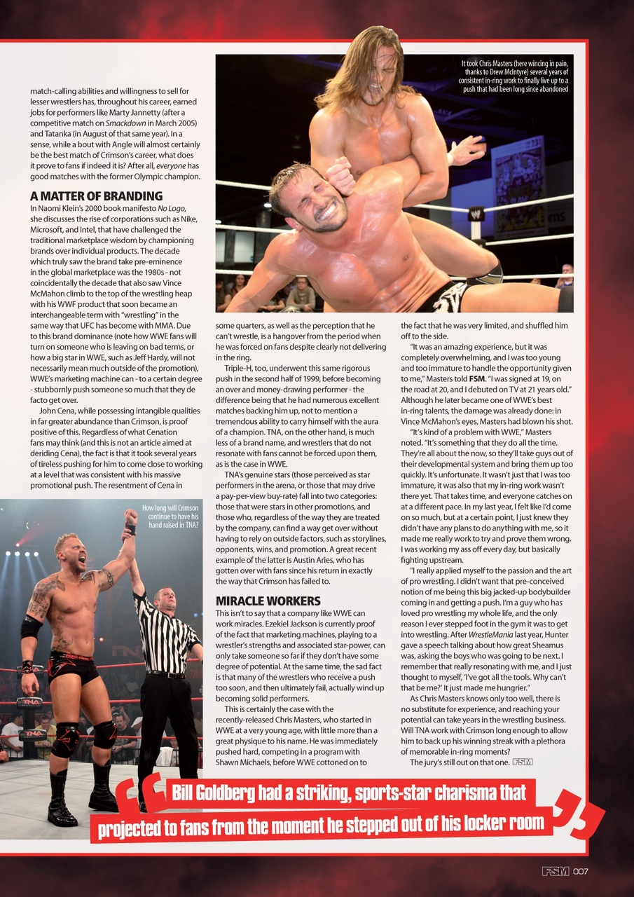 Wrestletalk Magazine Preview Pages