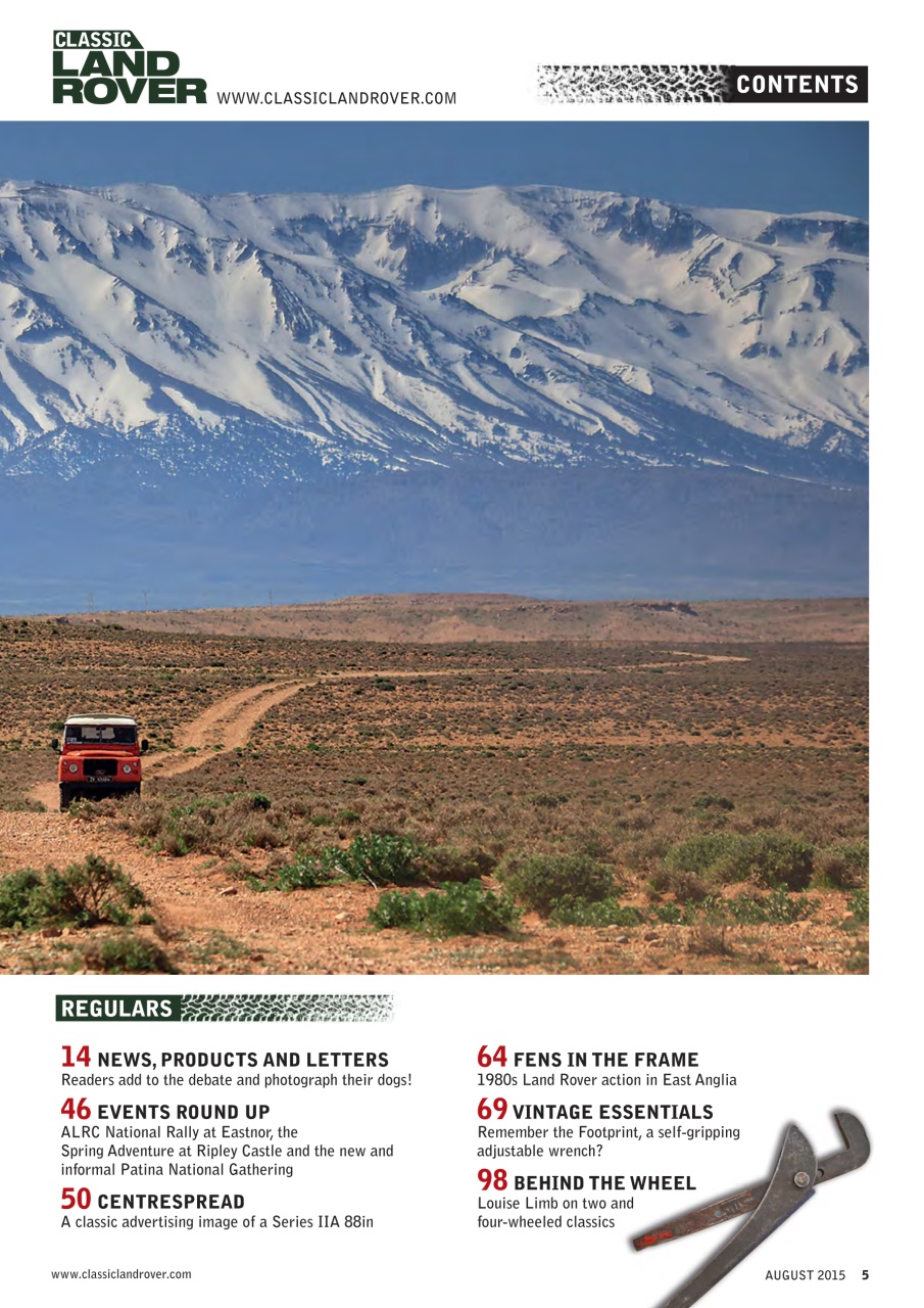 Classic Land Rover Magazine Preview Pages