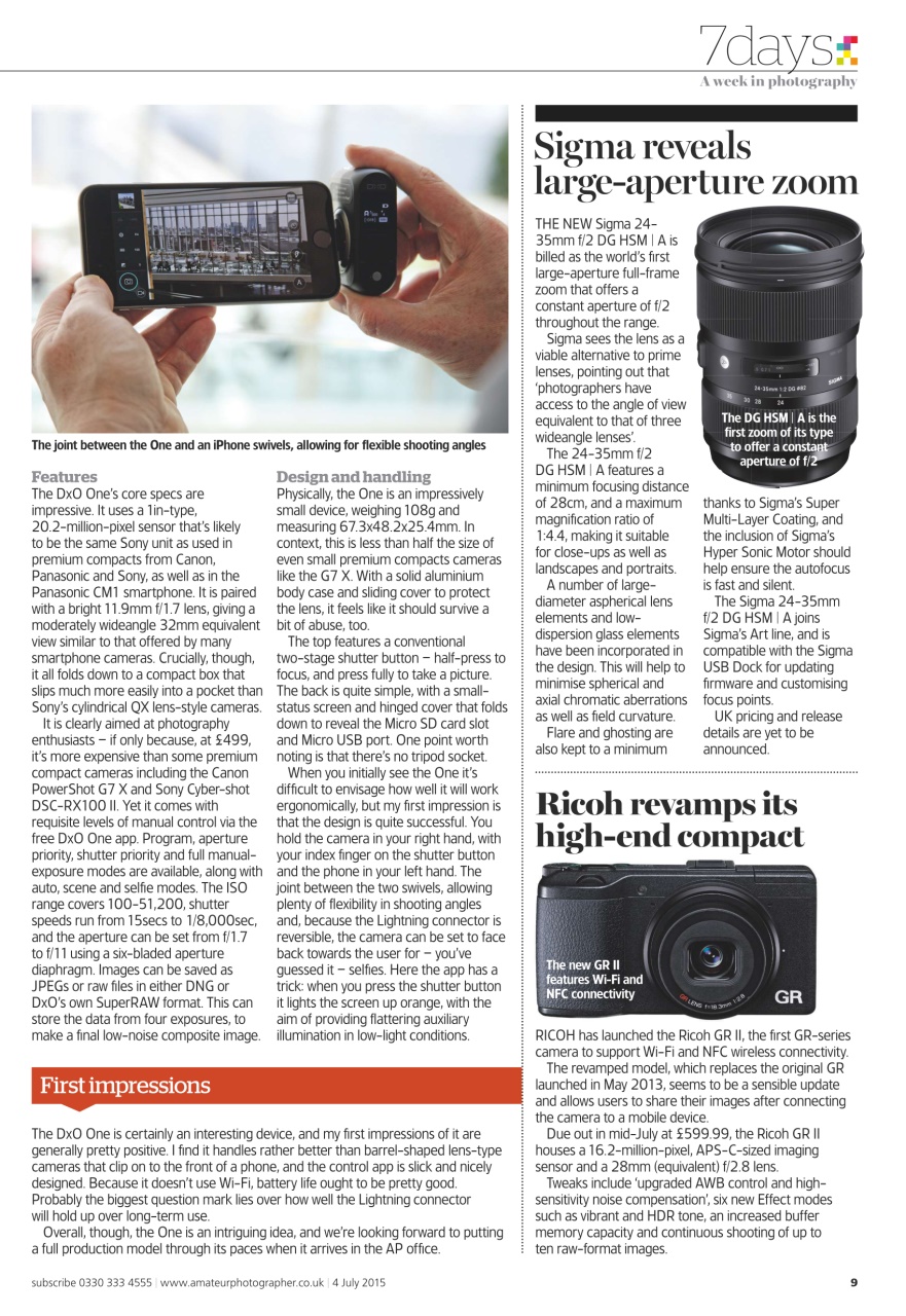 Amateur Photographer Preview Pages