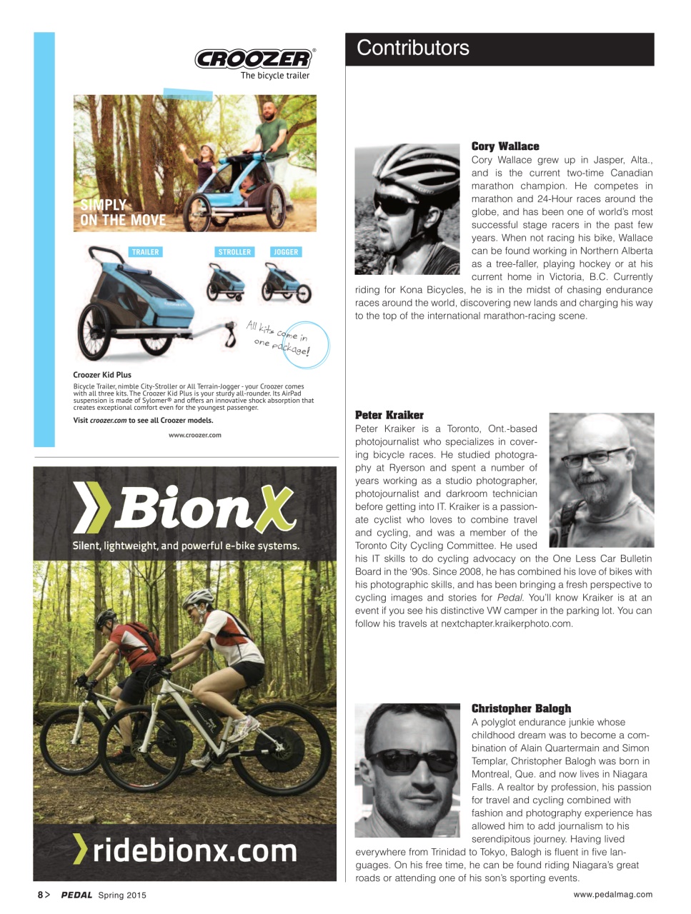 Pedal Magazine Preview Pages