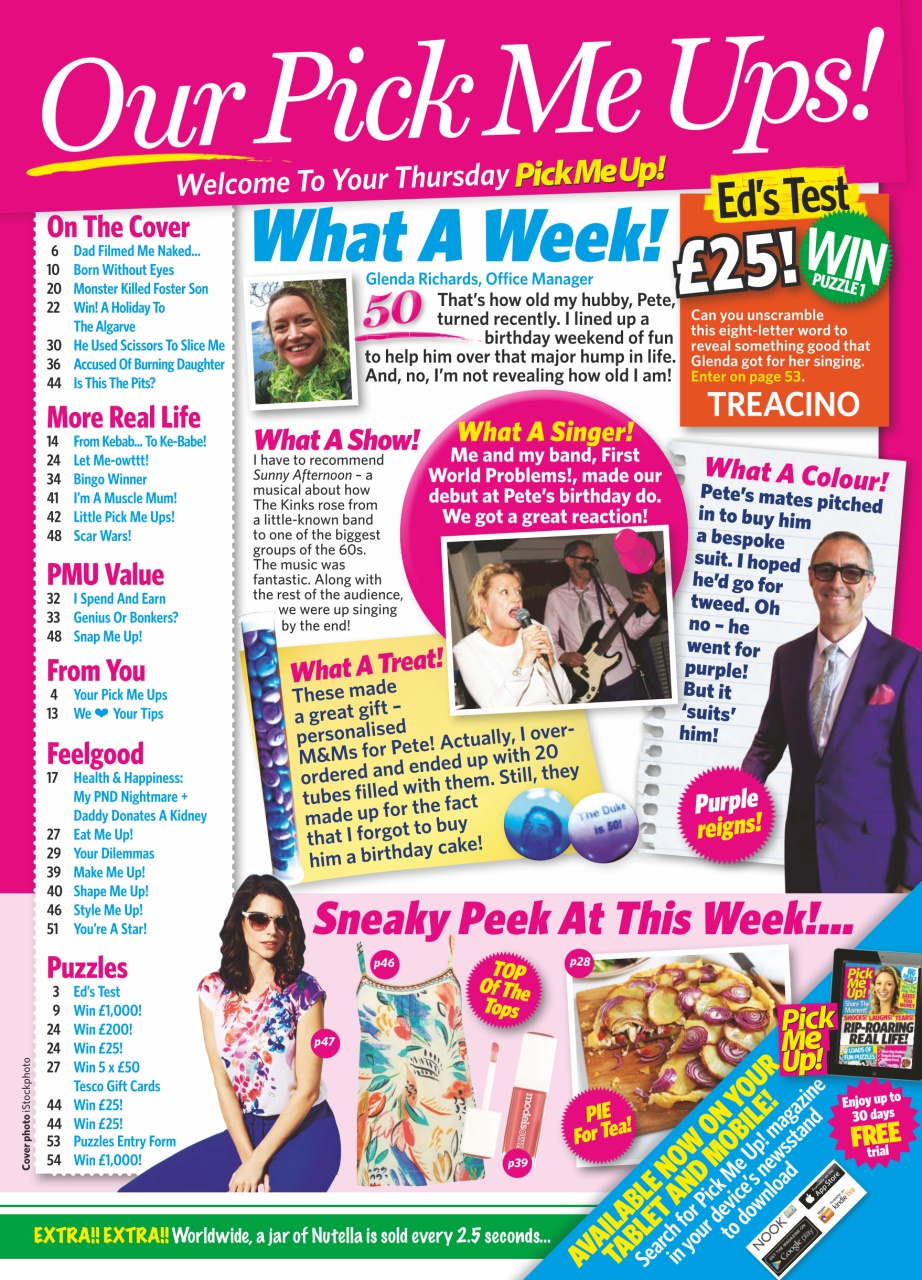 Pick Me Up Preview Pages