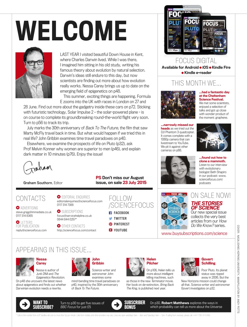 BBC Science Focus Magazine Preview Pages