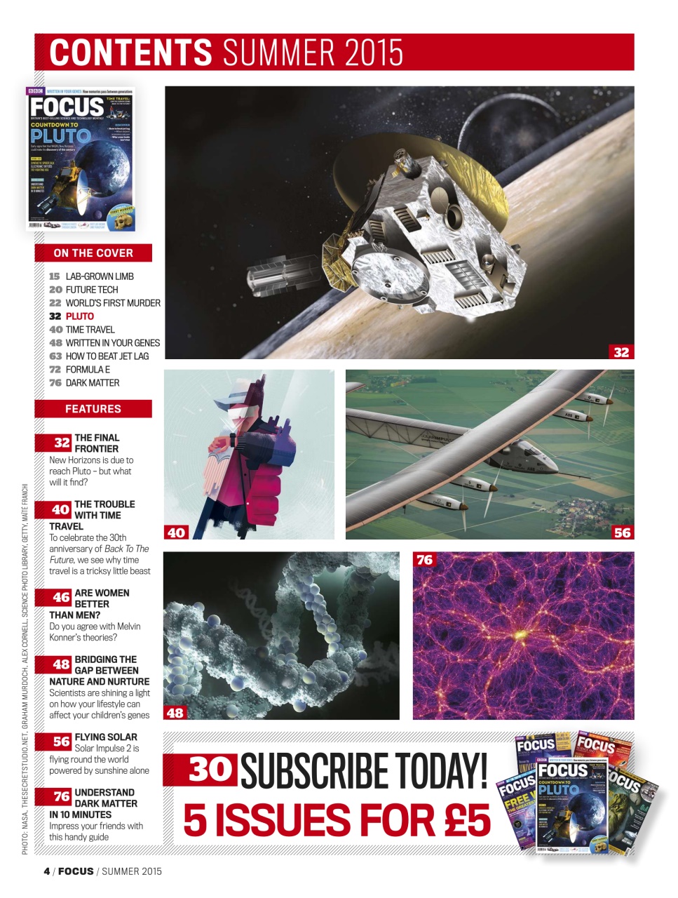 BBC Science Focus Magazine Preview Pages