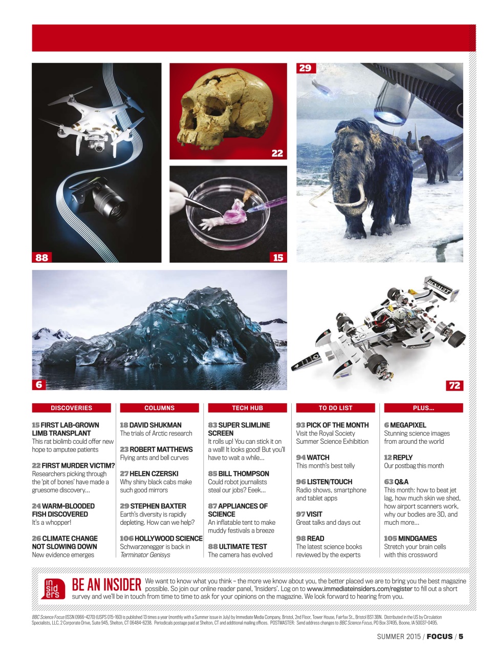 BBC Science Focus Magazine Preview Pages