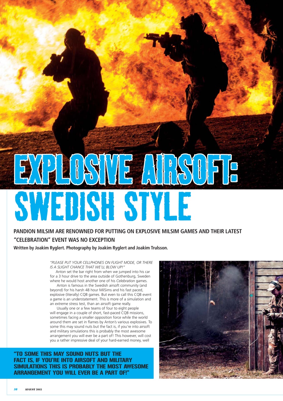 Airsoft Action Preview Pages