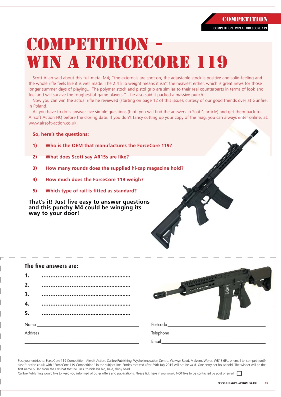 Airsoft Action Preview Pages