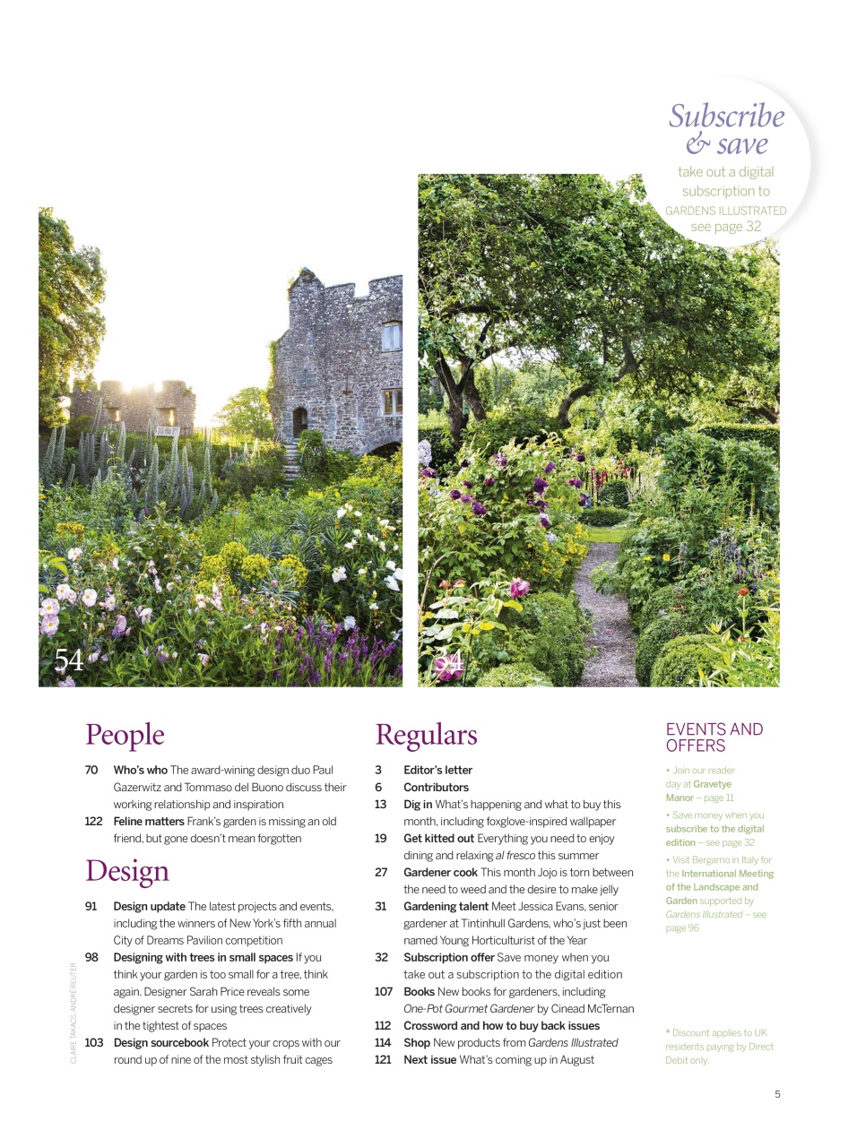 Gardens Illustrated Preview Pages