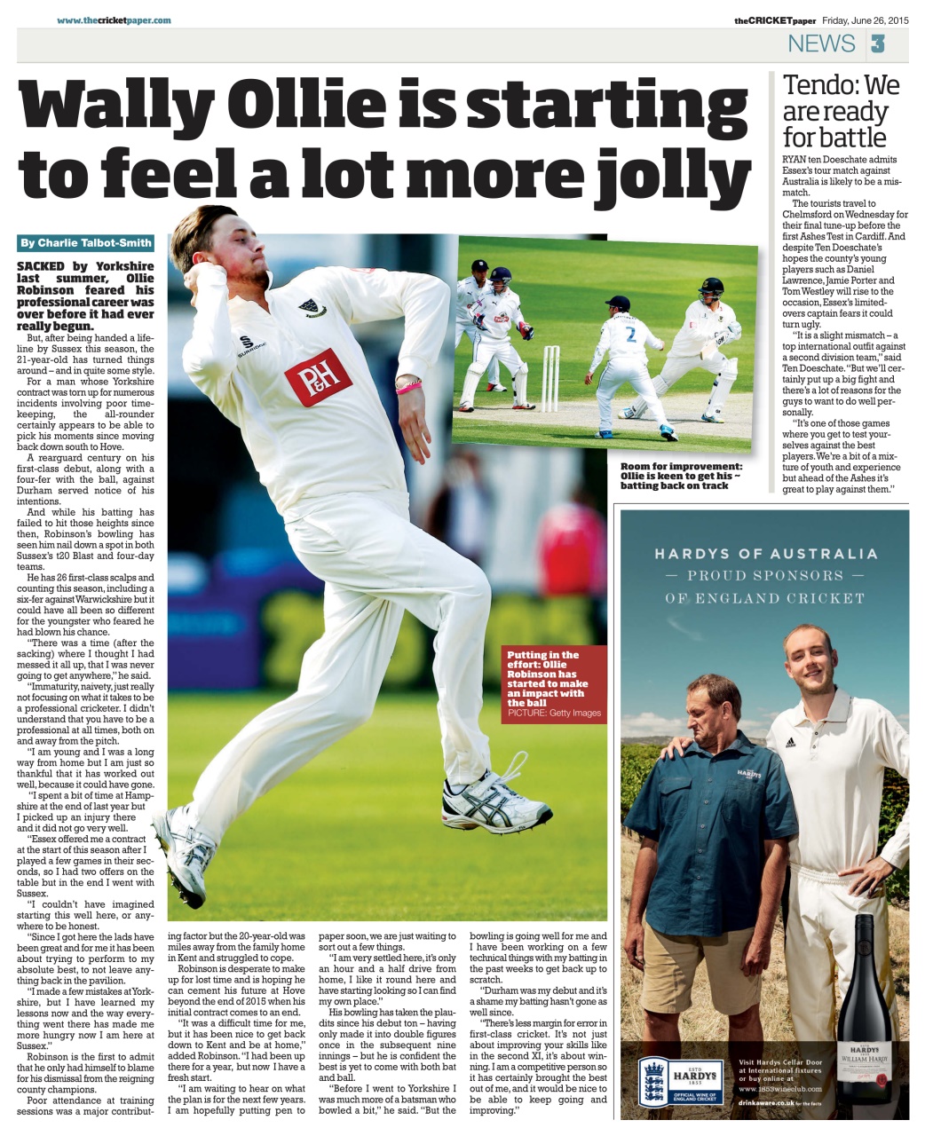 The Cricket Paper Preview Pages