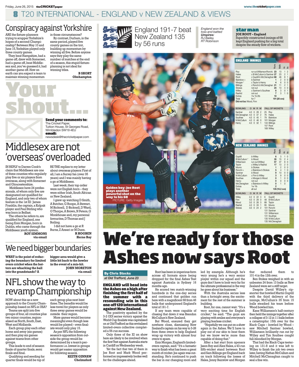 The Cricket Paper Preview Pages