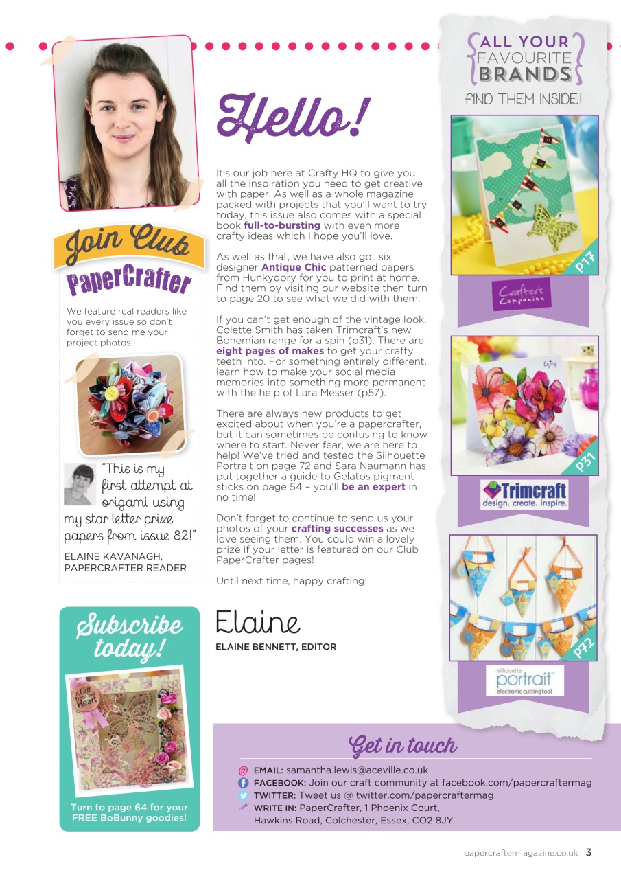 PaperCrafter Preview Pages