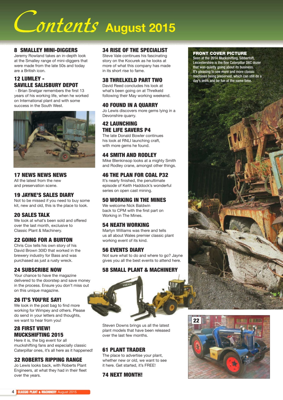 Classic Plant & Machinery Preview Pages