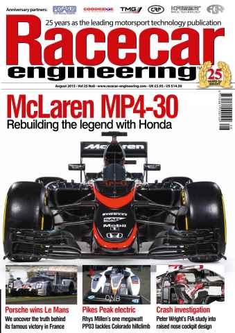 Racecar Engineering issue August 2015