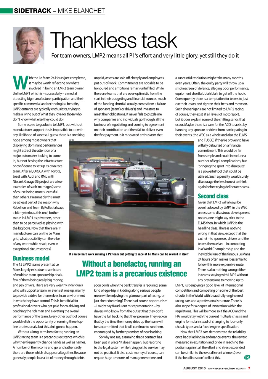 Racecar Engineering Preview Pages