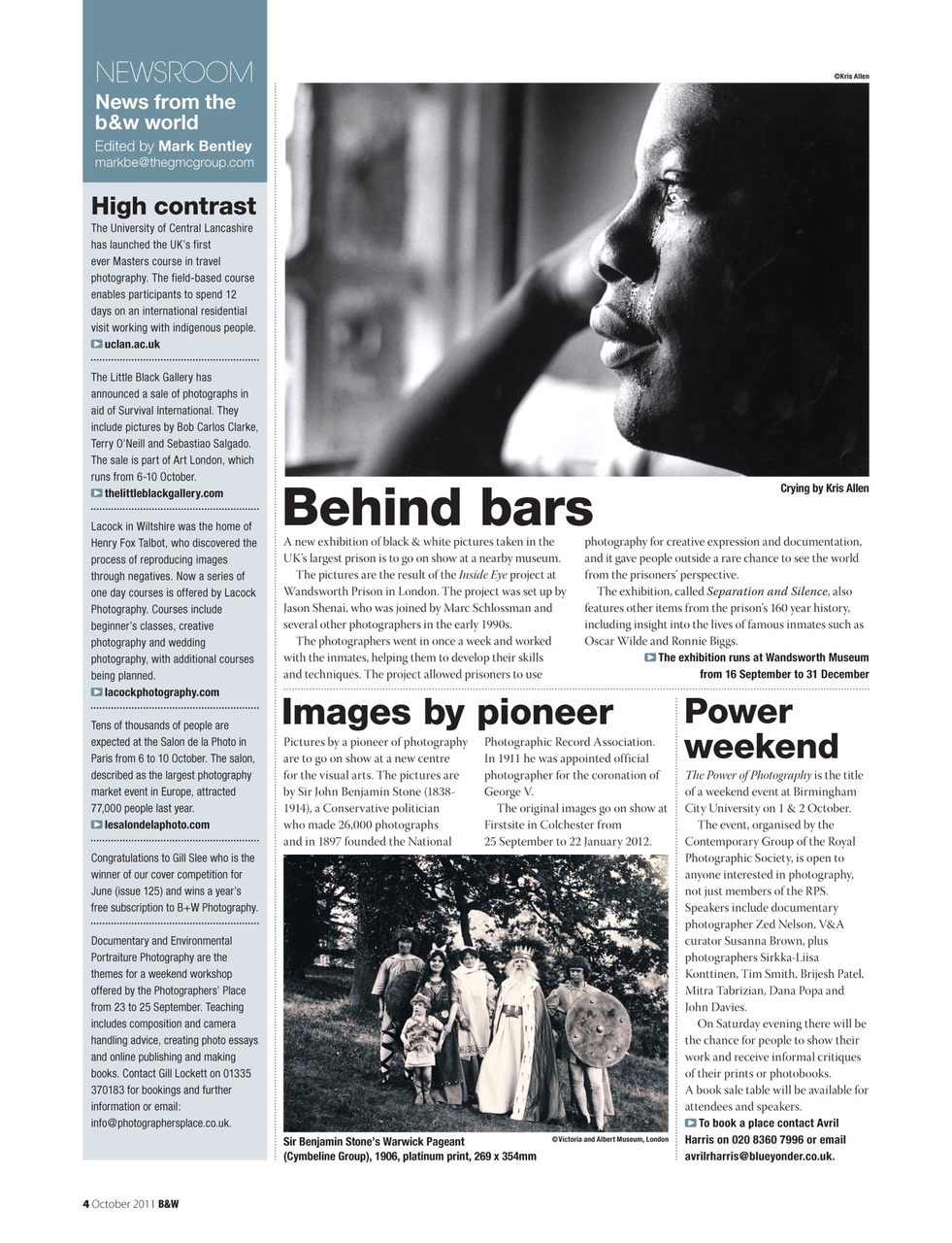 Black+White Photography Preview Pages