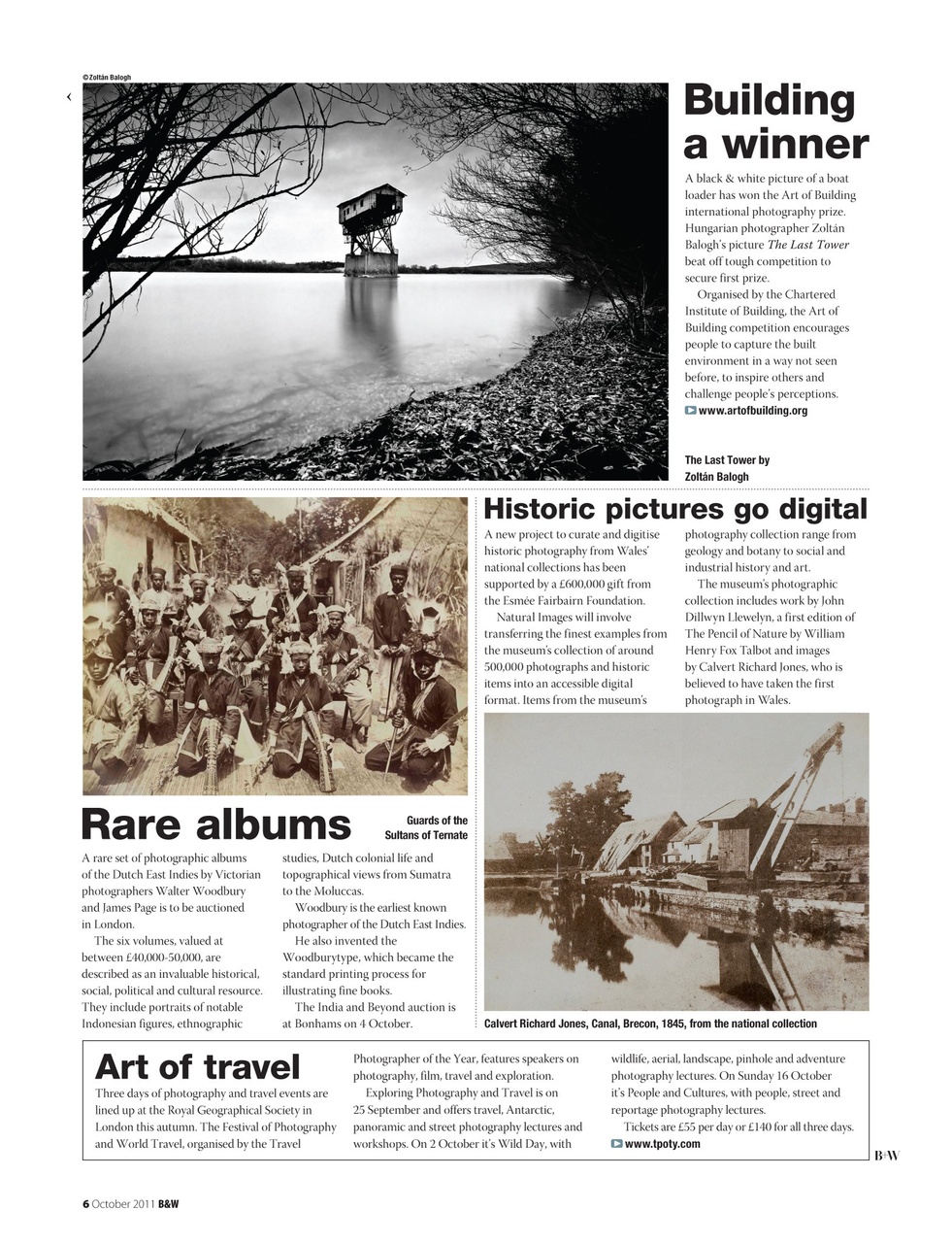 Black+White Photography Preview Pages