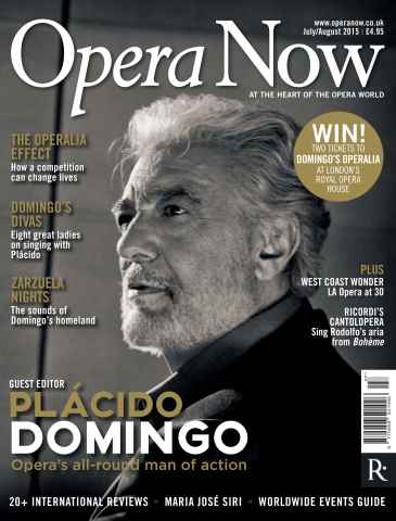 Opera Now issue July - Aug 2015