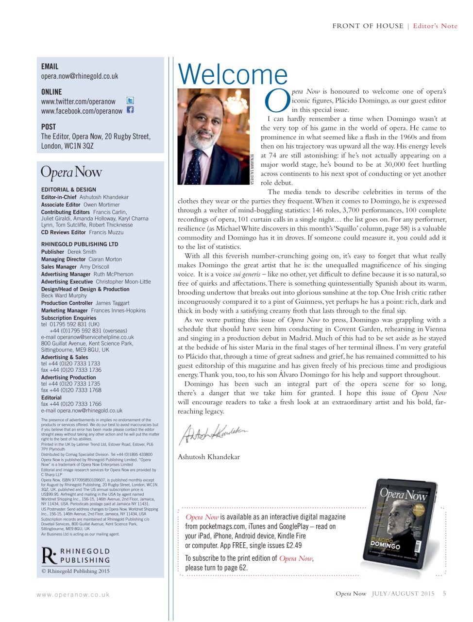 Opera Now Preview Pages