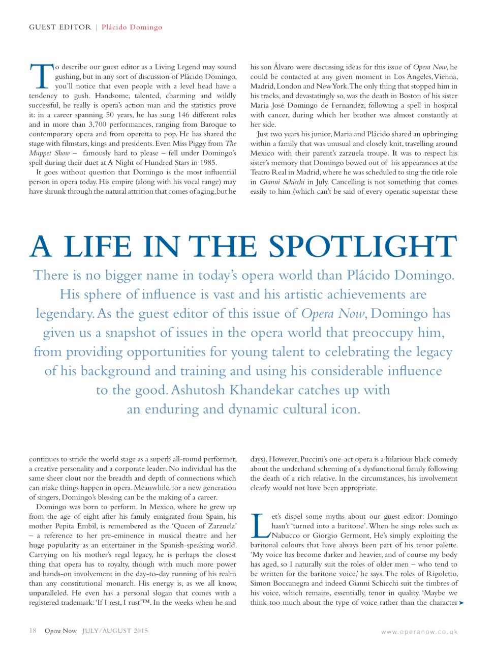 Opera Now Preview Pages