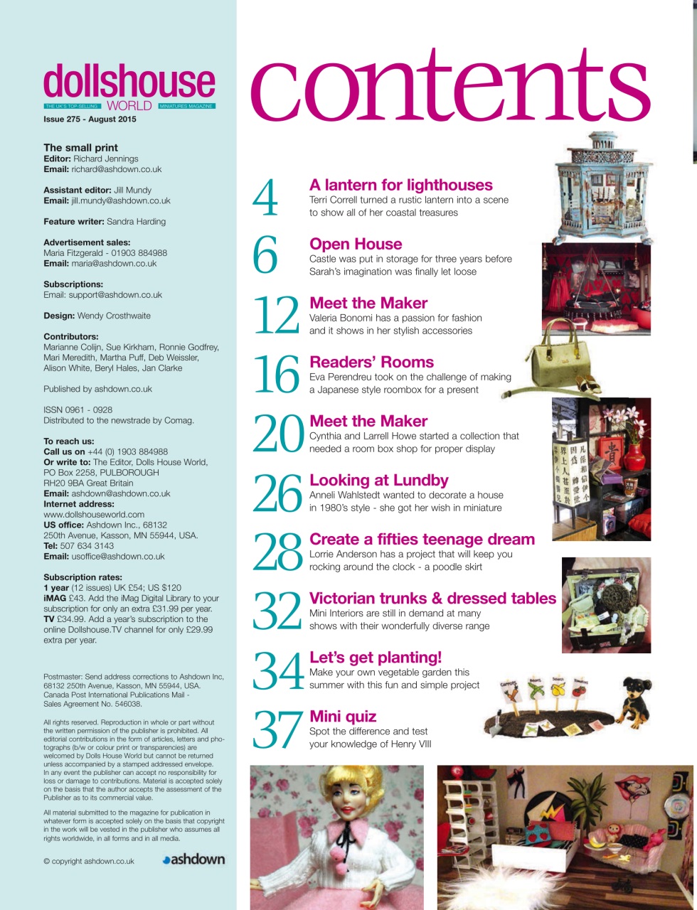 Dolls House World Preview Pages