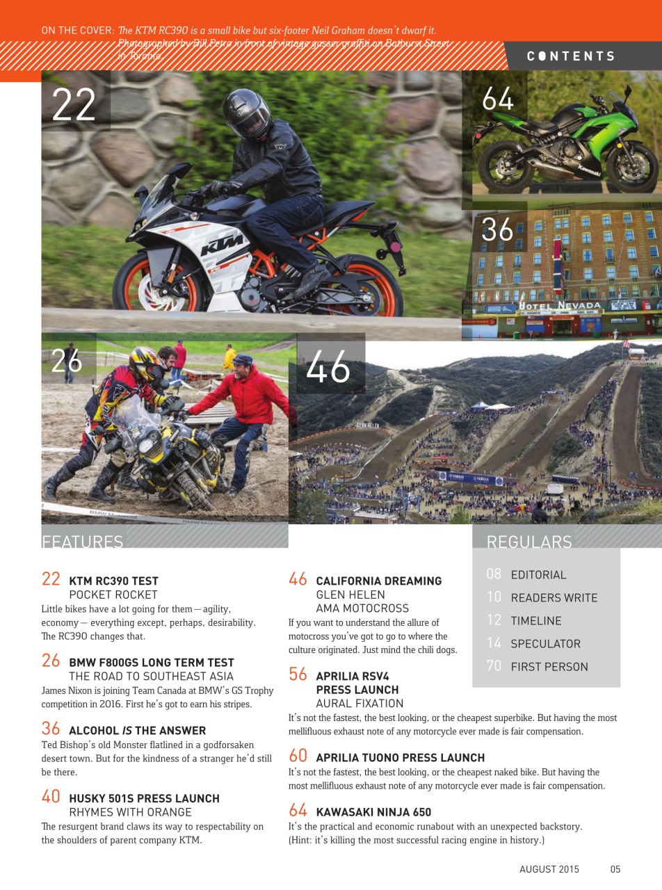 Cycle Canada Preview Pages