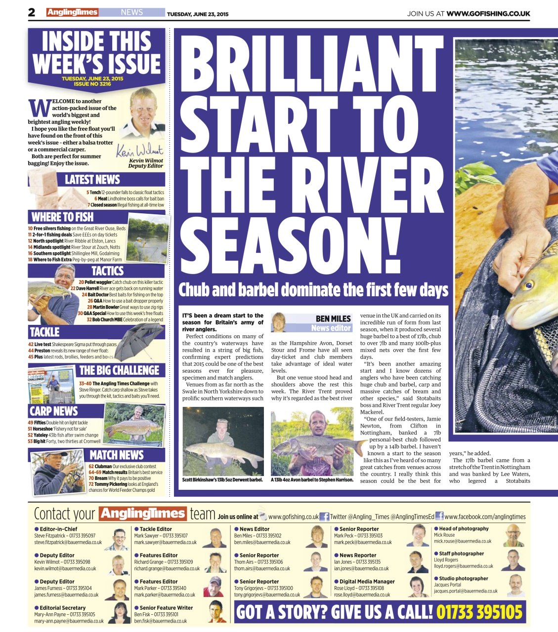 Angling Times Preview Pages