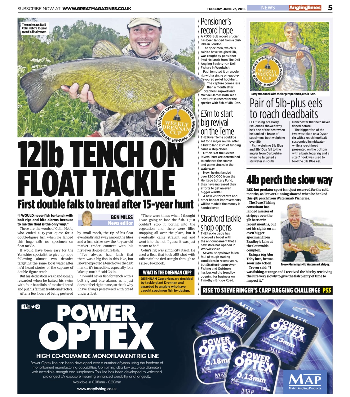 Angling Times Preview Pages