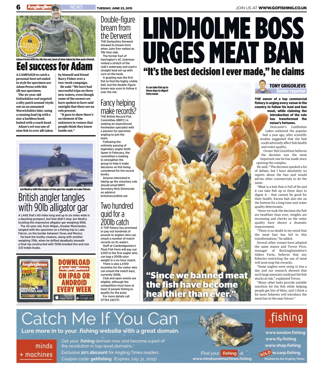 Angling Times Preview Pages