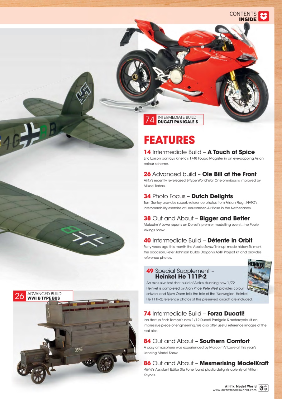 Airfix Model World Preview Pages