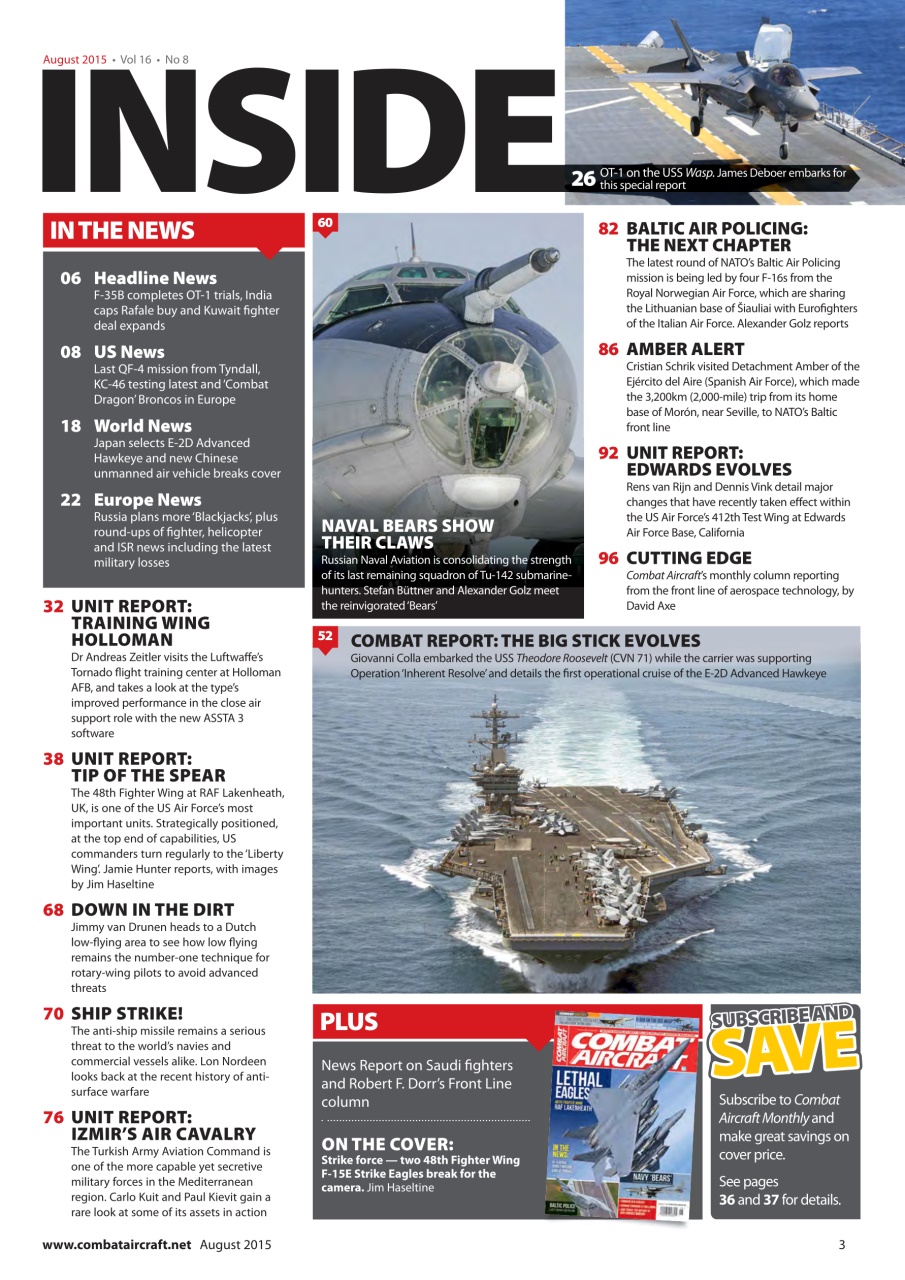 Combat Aircraft Journal Preview Pages