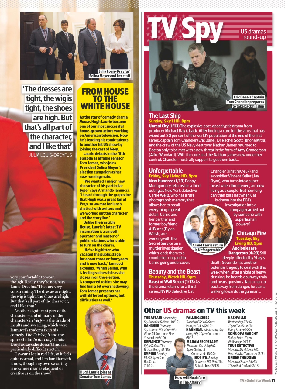 TV & Satellite Week Preview Pages