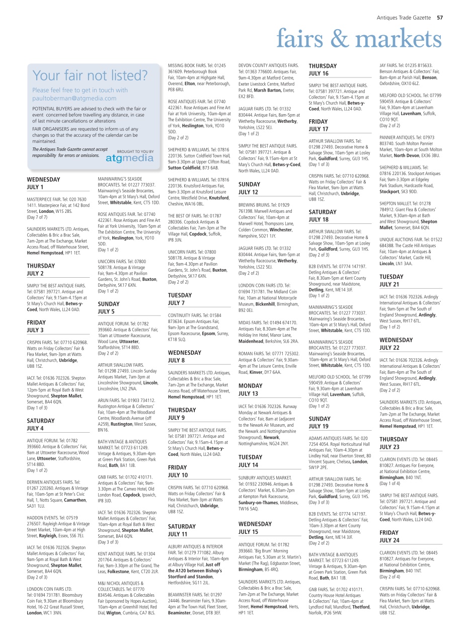 Antiques Trade Gazette Preview Pages