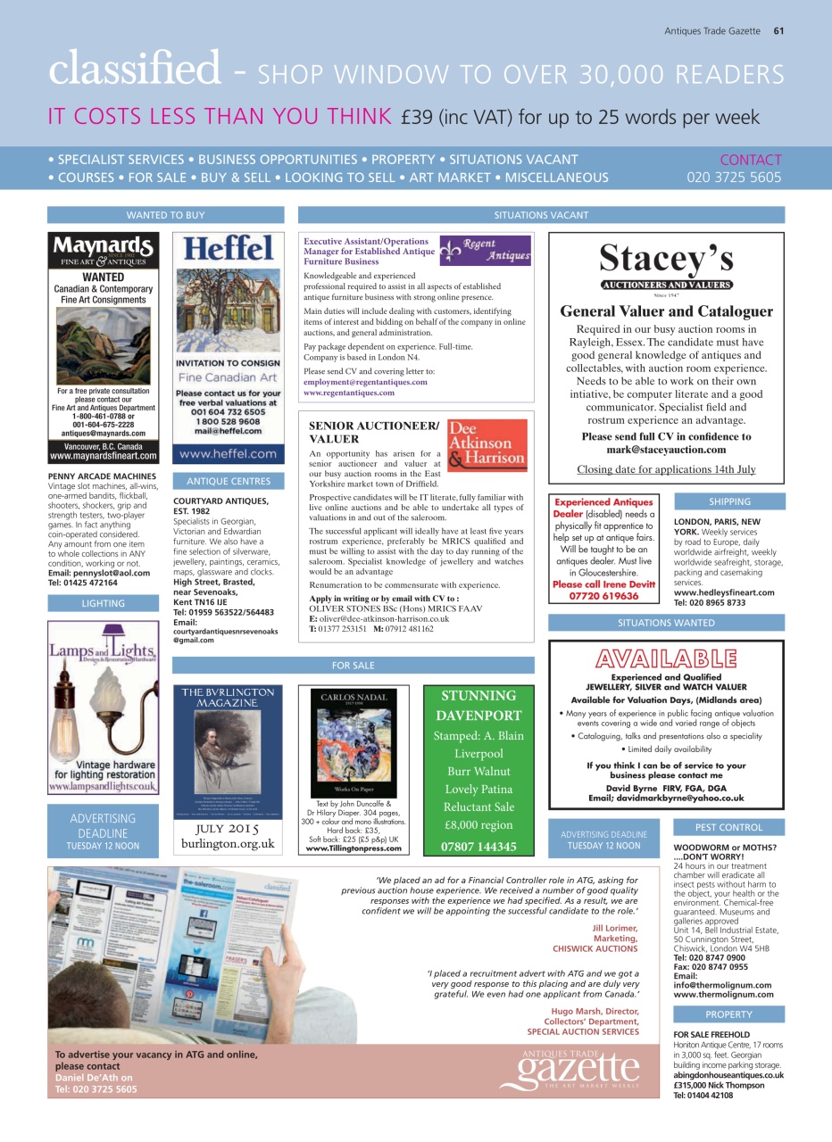 Antiques Trade Gazette Preview Pages