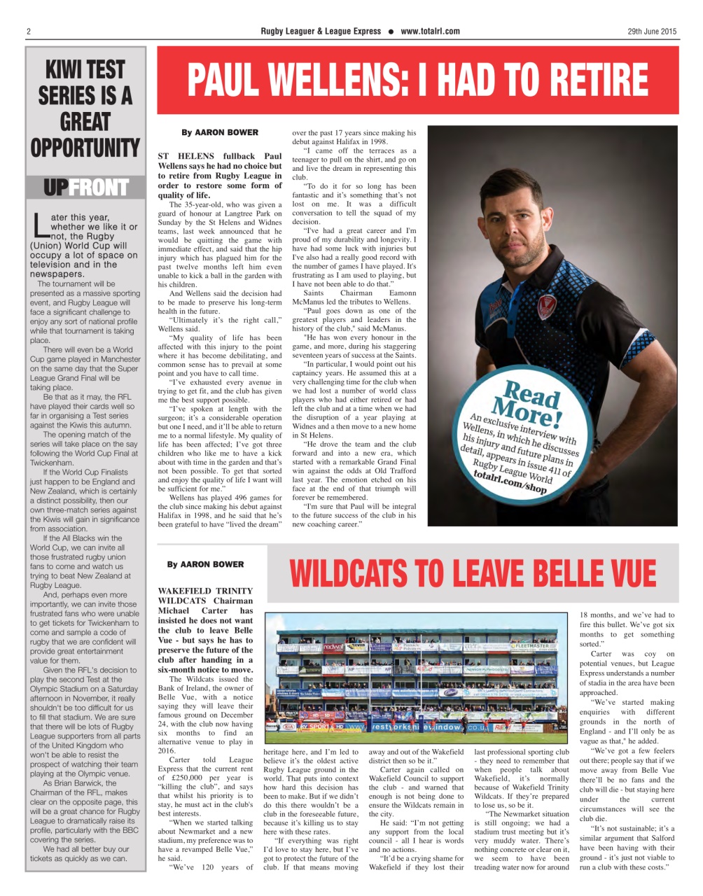 League Express Preview Pages