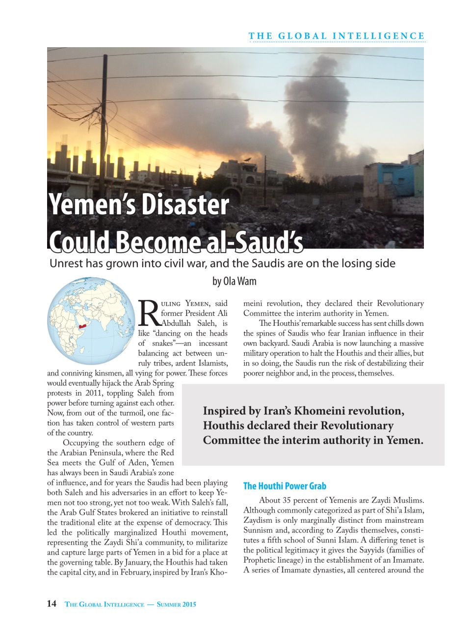 The Global Intelligence Preview Pages