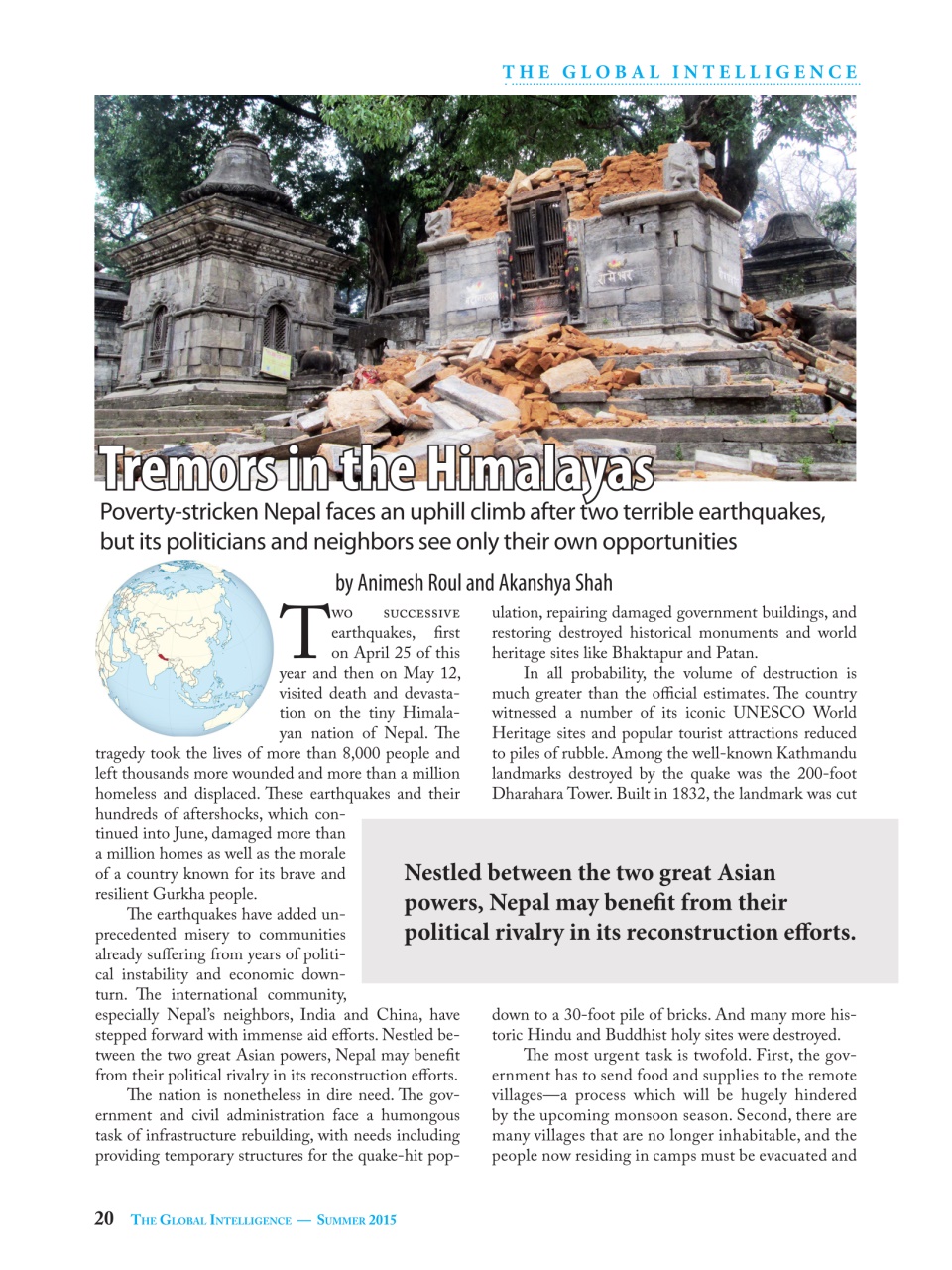 The Global Intelligence Preview Pages