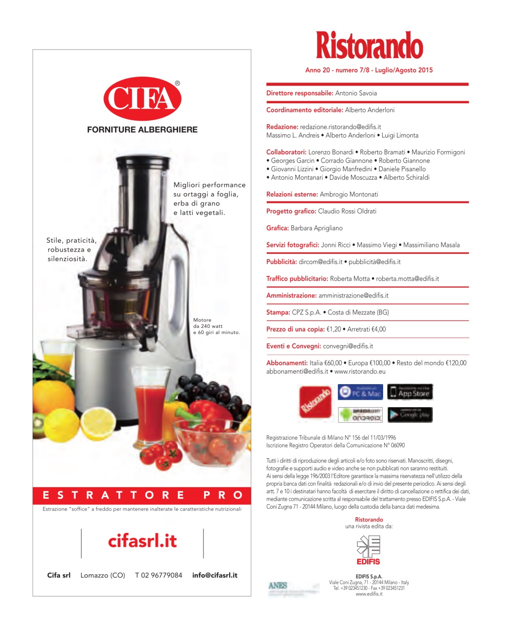 Ristorando Preview Pages